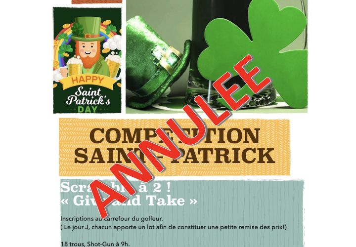 Compétition de la Saint-Patrick Dimanche 16 Mars